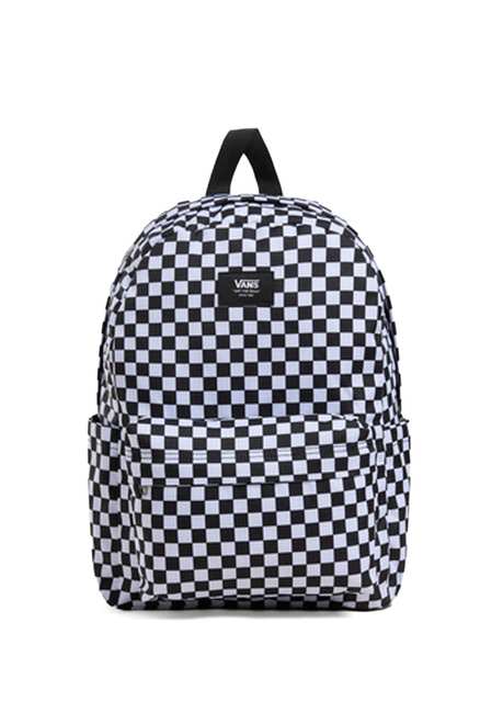 Old Skool Grom Check Black White Backpack