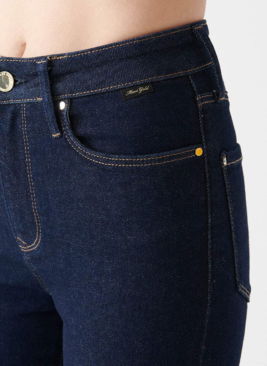 Mavi Sere Yüksek Bel Dar Paça Skinny Fit Kadın Denim Pantolon M100980-82996 — صورة المنتج 5 من 7