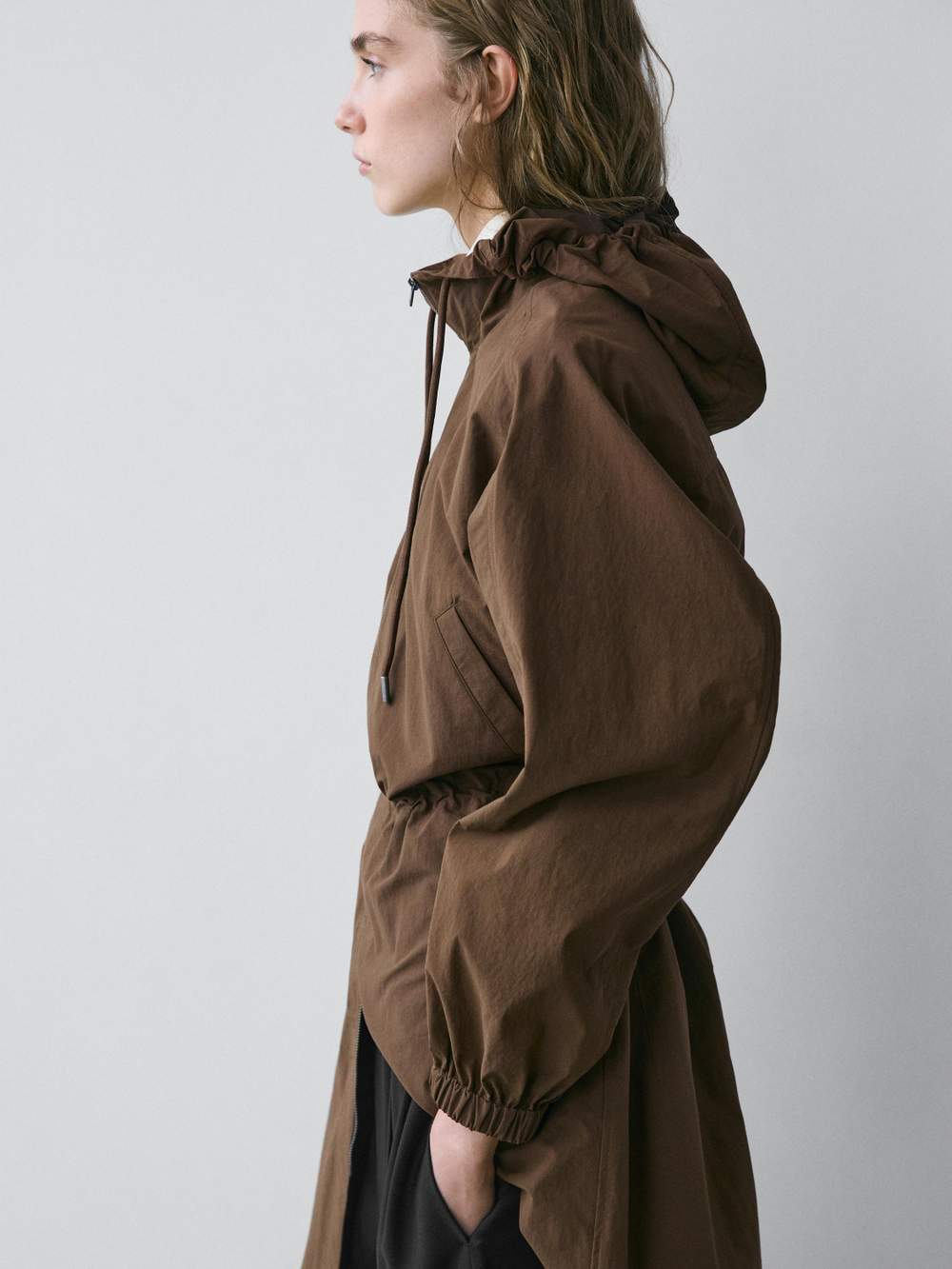 Long technical fabric parka — Product image 7 of 20
