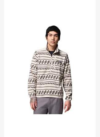 Columbia Sweater Weathertm Printed Half Zip Ii Brown Male Outdoor Polar Ao5809 — Product image 3 of 30