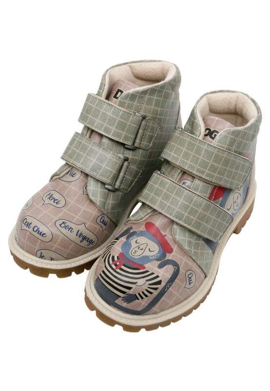 Kids Vegan Leather Multicolor Boots - Bonjour Mon Chéri Design — Product image 3 of 6