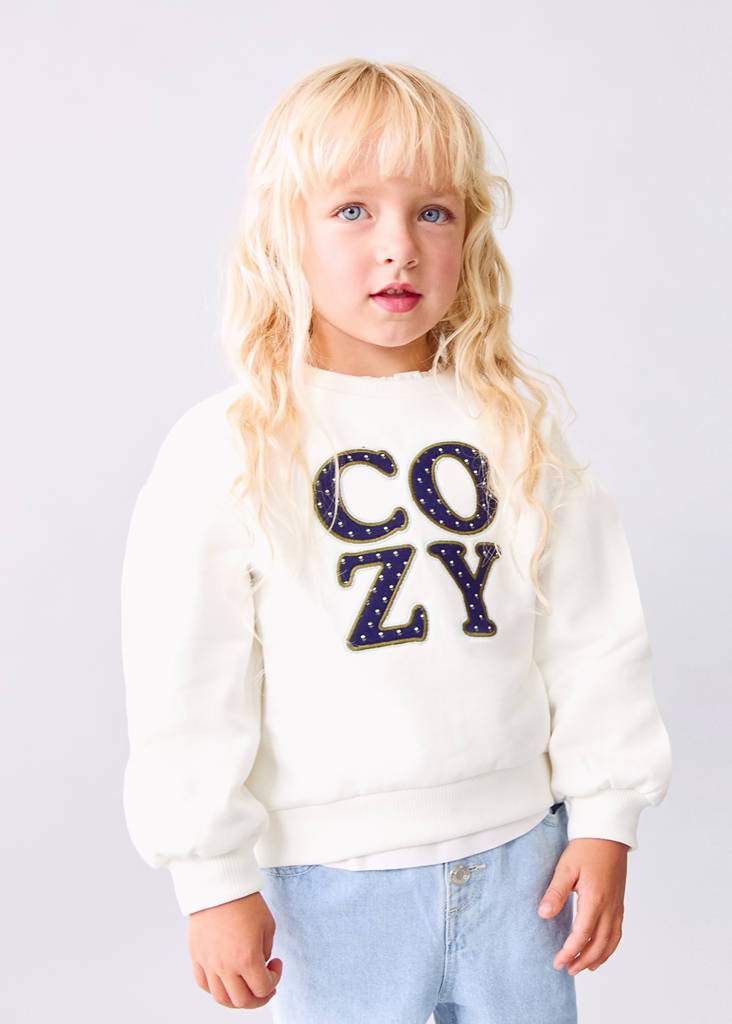 Floral embroidered sweatshirt — Product image 3 of 6