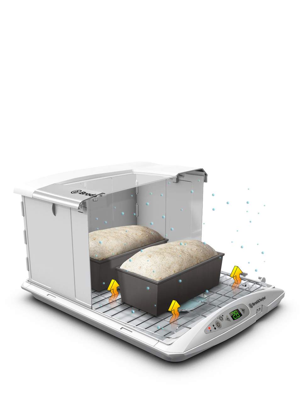 FP-205 Katlanır 21-90°C Isı Kontrollü Hamur Yoğurt Mayalama ve Yavaş Pişirici — Product image 3 of 5