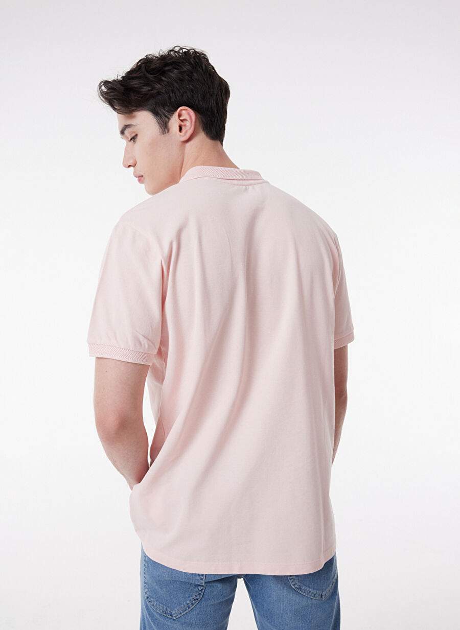 Riders By Lee Polo Collar Pink Men's T-Shirt L231631590 Short Sleeve Polo T-shirt — Product image 6 of 6