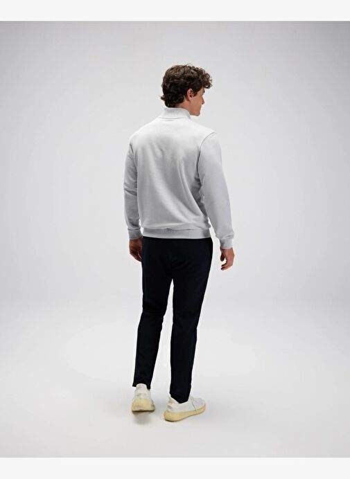 Ellesse EM580-GI ذكر نصف زيبر رمادي عرق — صورة المنتج 19 من 25