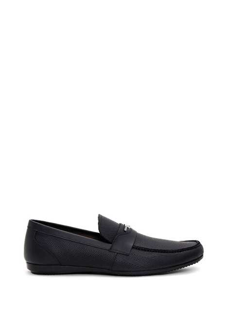 Leathermod Black Male Leather Loafer 25sfd6003v3