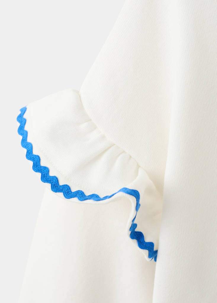 Contrast frill sweatshirt — Product image 3 of 7