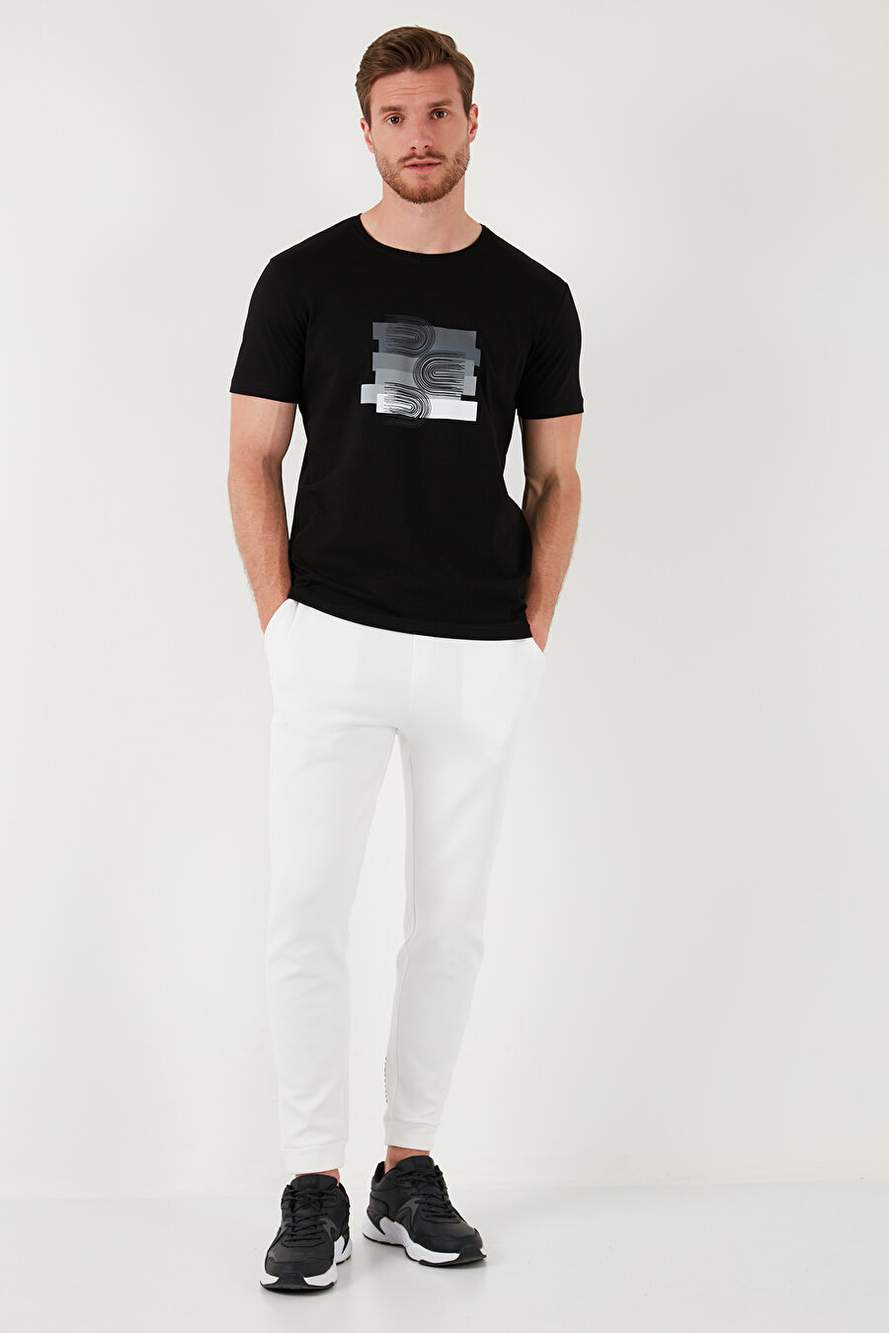 Buratti Pamuklu Slim Fit Bisiklet Yaka T Shirt Erkek 646R8010 — Product image 3 of 6