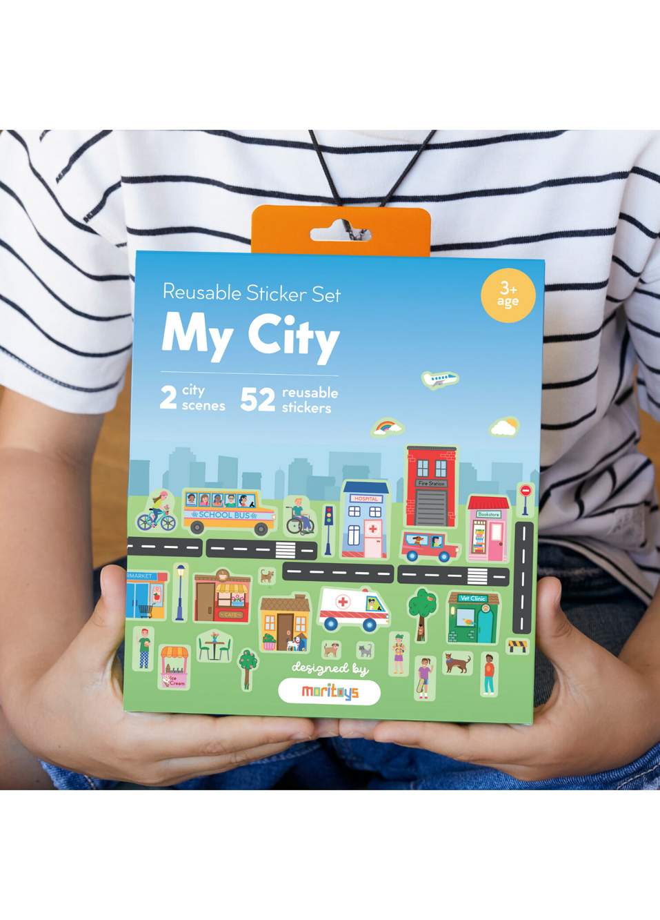 Reusable Sticker Set My City Tak Çıkar Çıkartma Oyunu — صورة المنتج 7 من 7