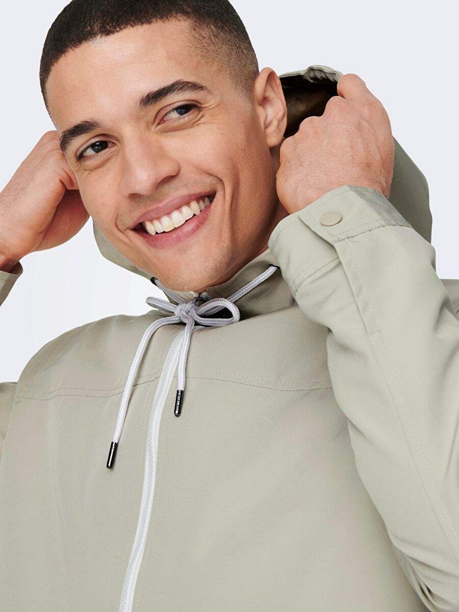 Only & Sons Erkek Günlük Ceket Mont Hood Jacket - 22024156 — صورة المنتج 4 من 7
