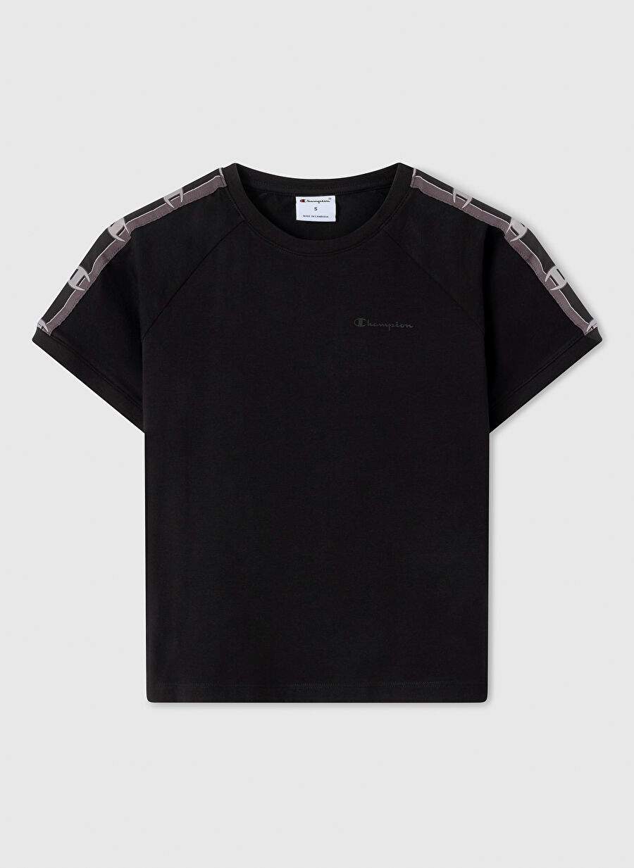 Champion 118789-KK001 Crewneck T-Shirt Siyah Kadın T-Shirt — Product image 5 of 5