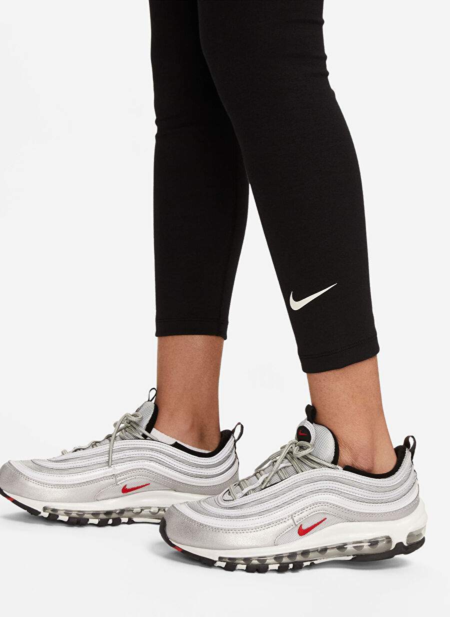 Nike Siyah Kadın Dar Paça Slim Fit Tayt DV7789-010 W NSW NK CLSC HR 7/8 TIG — صورة المنتج 4 من 4