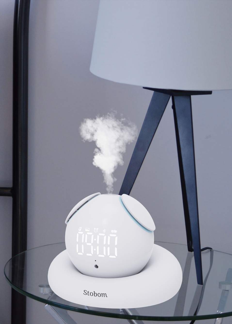 Mini Akıllı Uyku Asistanı Aromaterapi Difüzör ve Bluetooth Hoparlör — صورة المنتج 5 من 8