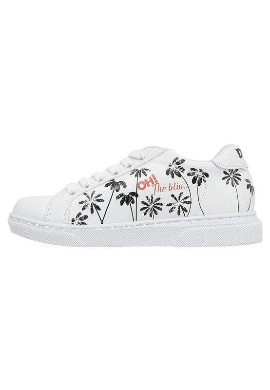 Kids Vegan Leather White Sneakers - Oh The Bliss Design — صورة المنتج 4 من 8