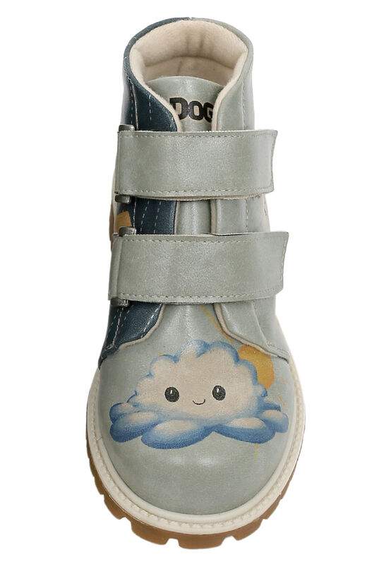 Kids Vegan Leather Turquoise Long Boots - Sometimes Maybe Good Design — Product image 4 of 7