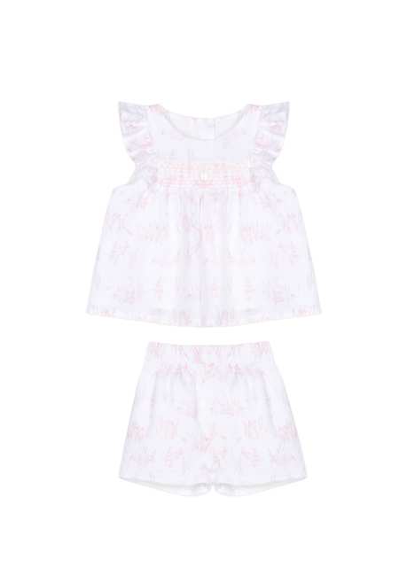 2nd Girl Baby Set with Pink Shorts