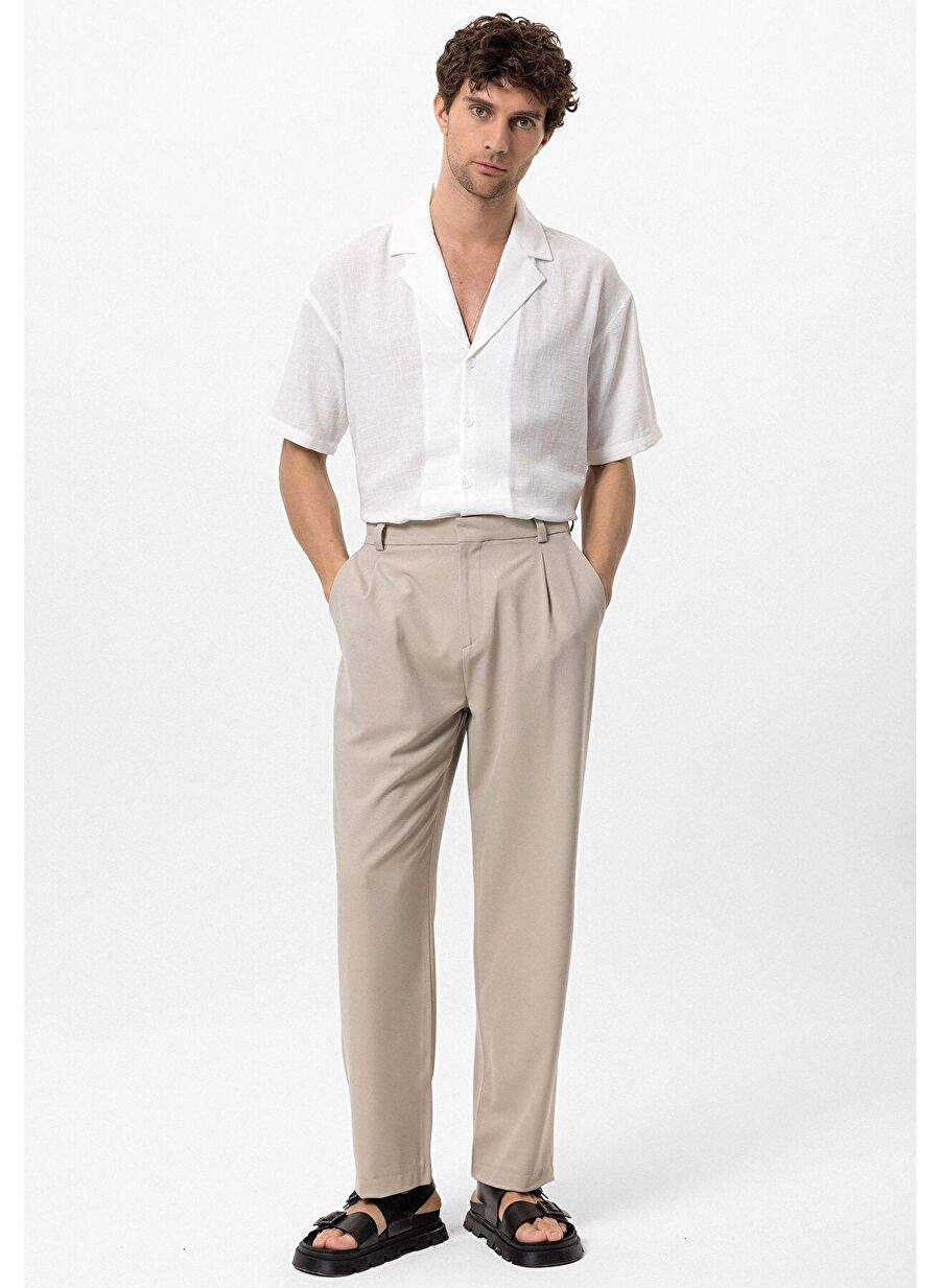 Antioch Stone High Waist Baggy Men's Trousers — Product image 16 of 35