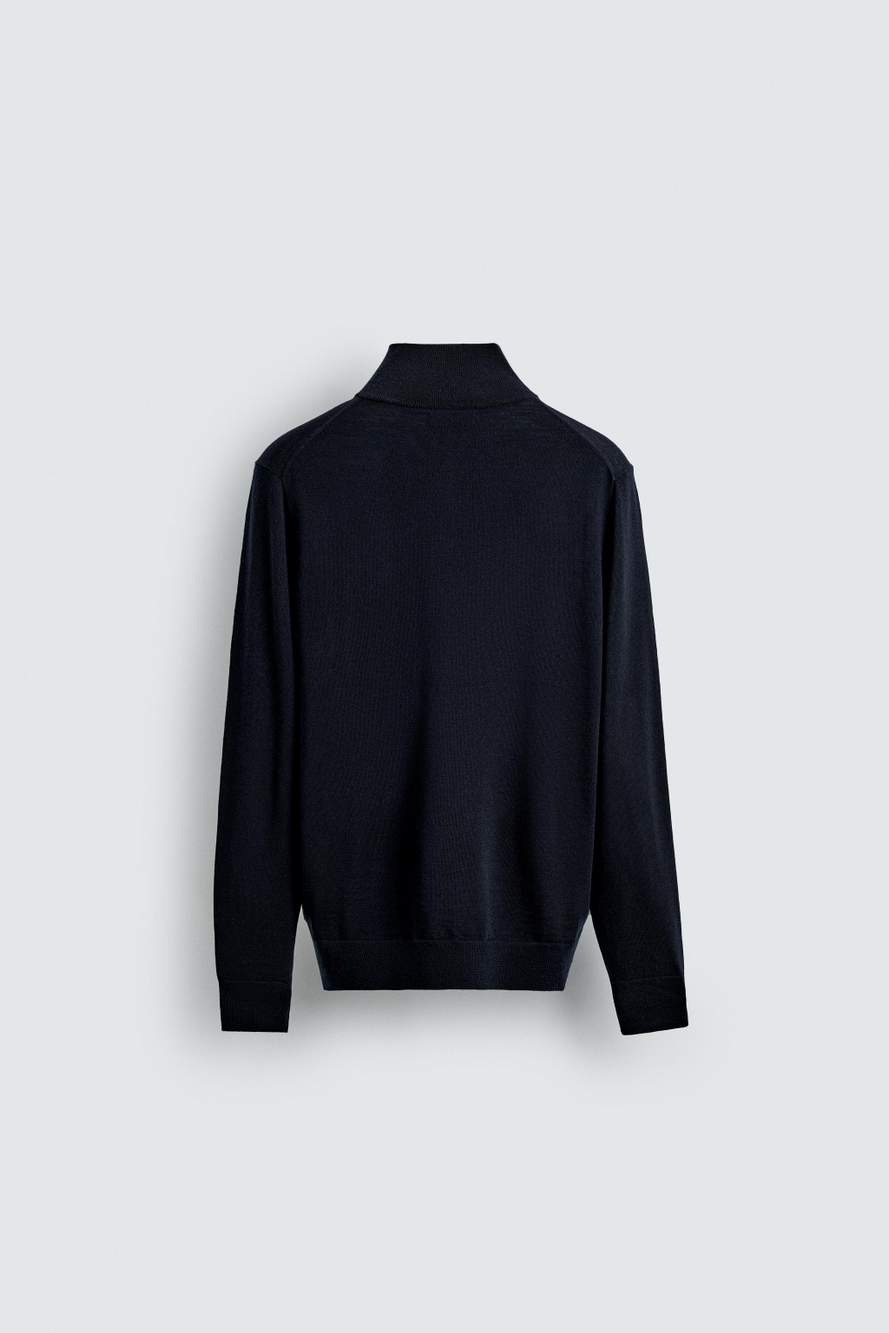 WOOL QUARTER-ZIP JUMPER — صورة المنتج 8 من 8