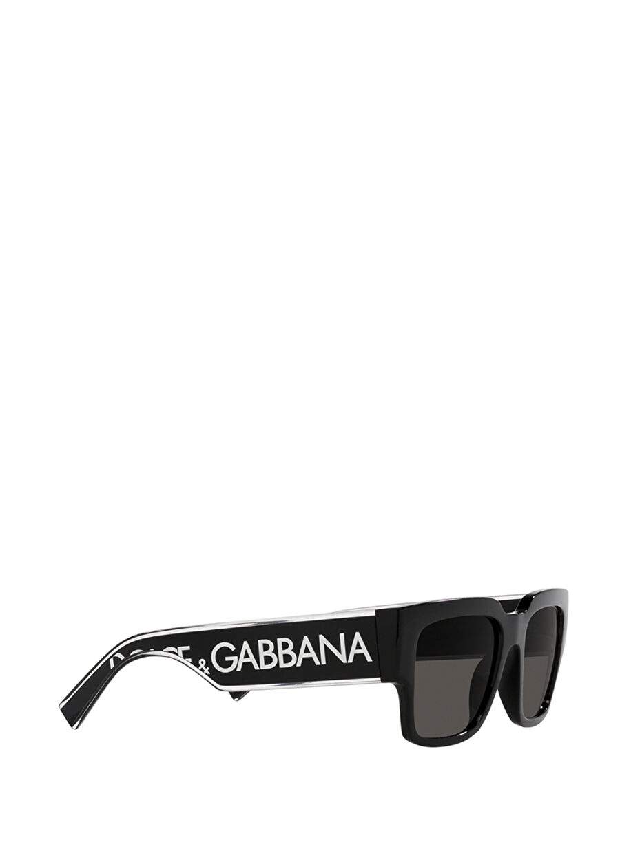 Dolce&Gabbana DG6184 Köşeli Siyah Erkek Güneş Gözlüğü — صورة المنتج 11 من 11