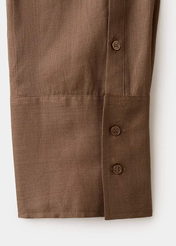 100% ramie blouse with tie — Product image 6 of 8