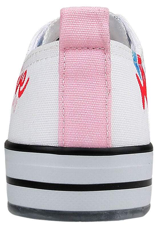 Unisex Kids Vegan White Light-Up Velcro Sneakers - Warner Bros Looney Tunes Love Tweety Design — Product image 5 of 9