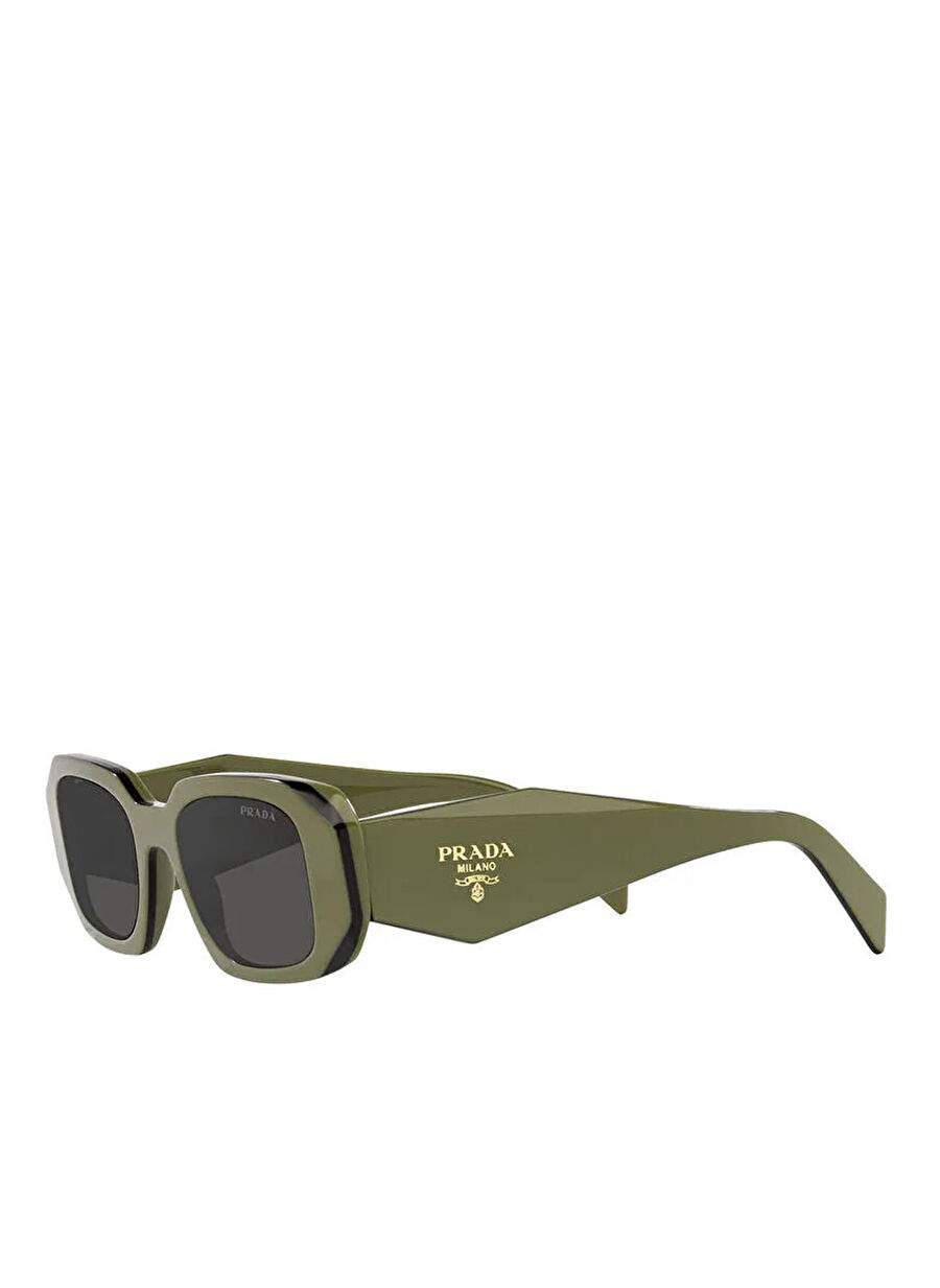 Prada PR 17WS Dikdörtgen Yeşil Kadın Güneş Gözlüğü — Product image 3 of 11