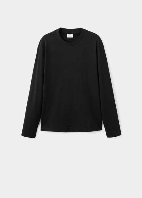 Long sleeve regular fit T-shirt