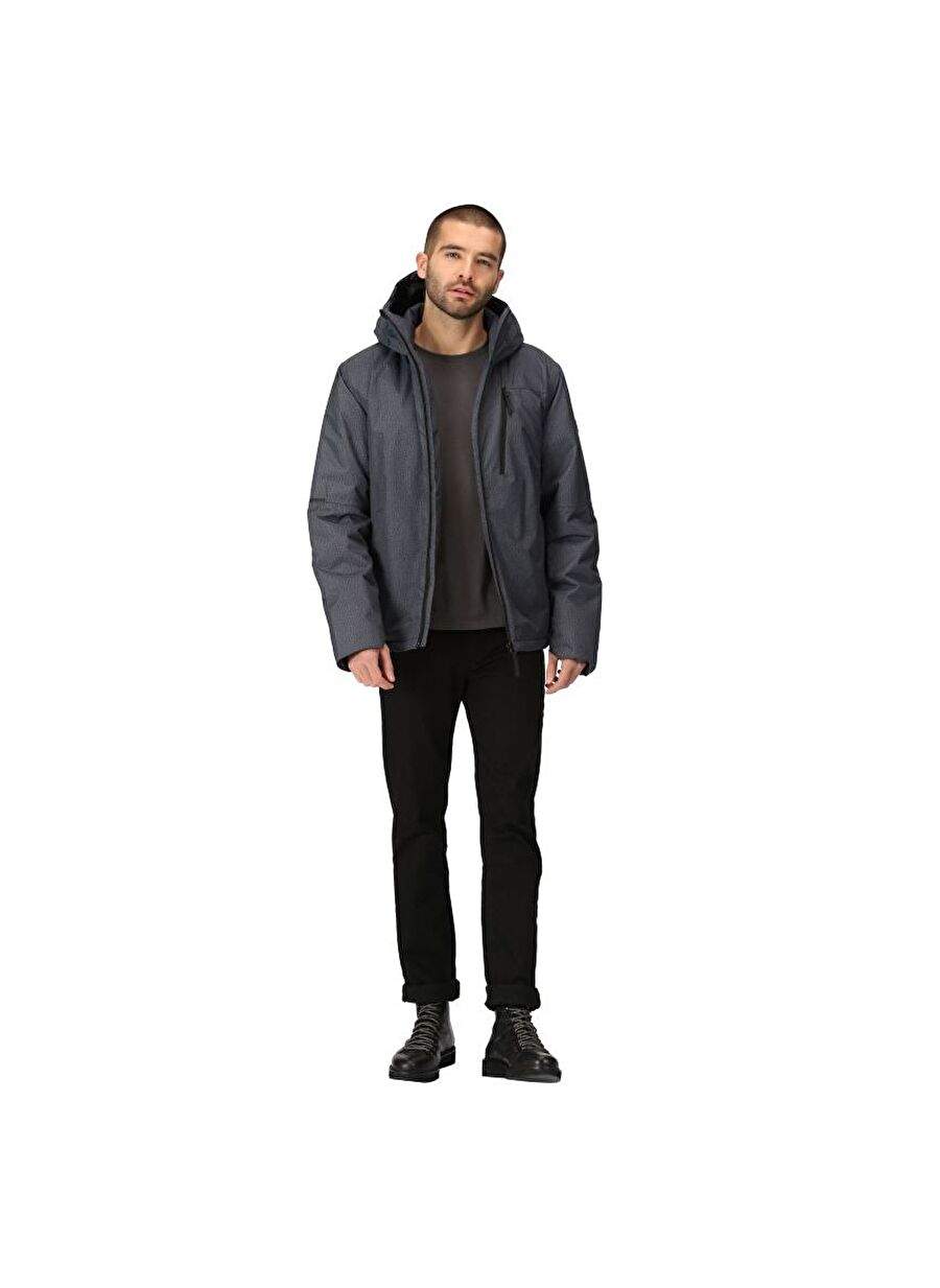 Regetta Harridge Waterproof Walking Jacket Erkek Mont Gri Rmp366 — Product image 3 of 5