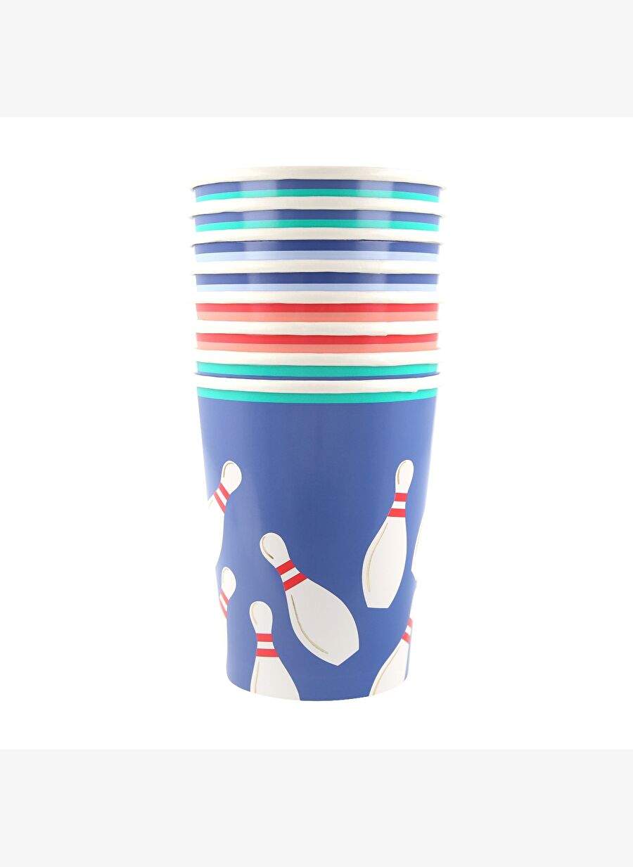 Meri Meri - Bowling Bardaklar - 8 Adet — صورة المنتج 6 من 6