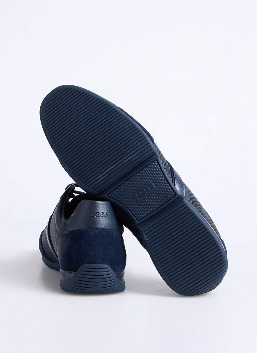 Boss Navy Blue Men's Sneaker Saturn Lowp Mx A N 10216105 01 — Product image 4 of 5