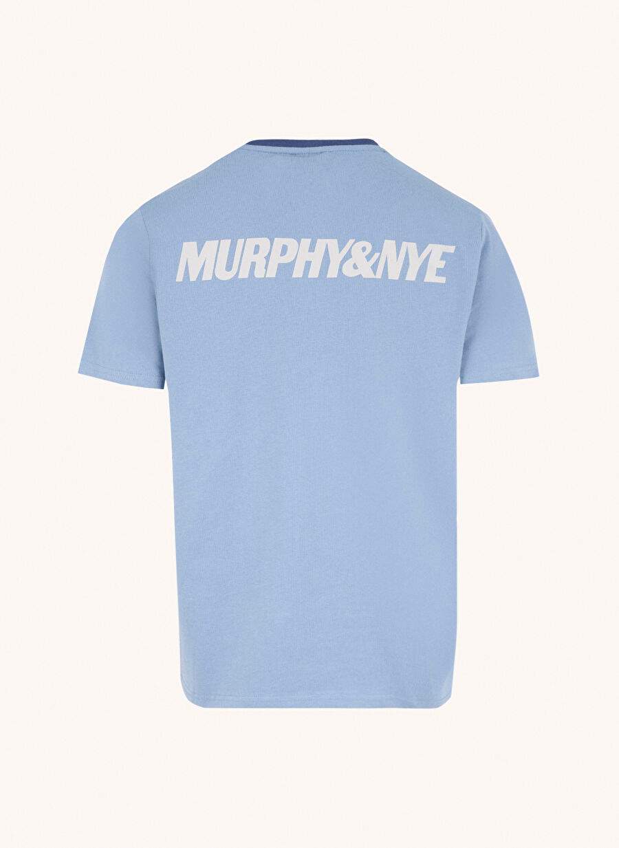 Murphy&Nye Bisiklet Yaka Düz Açık Lacivert Erkek T-Shirt LIMBER T-SHIRT — Product image 7 of 7