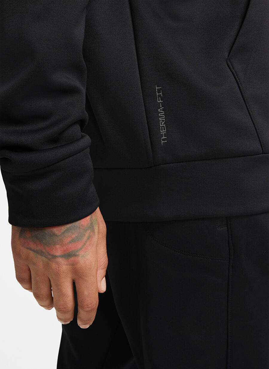 Nike Siyah - Gri - Gümüş Kapüşonlu Erkek Sweatshirt DQ4834-010 NK TF HD PO — Product image 8 of 12