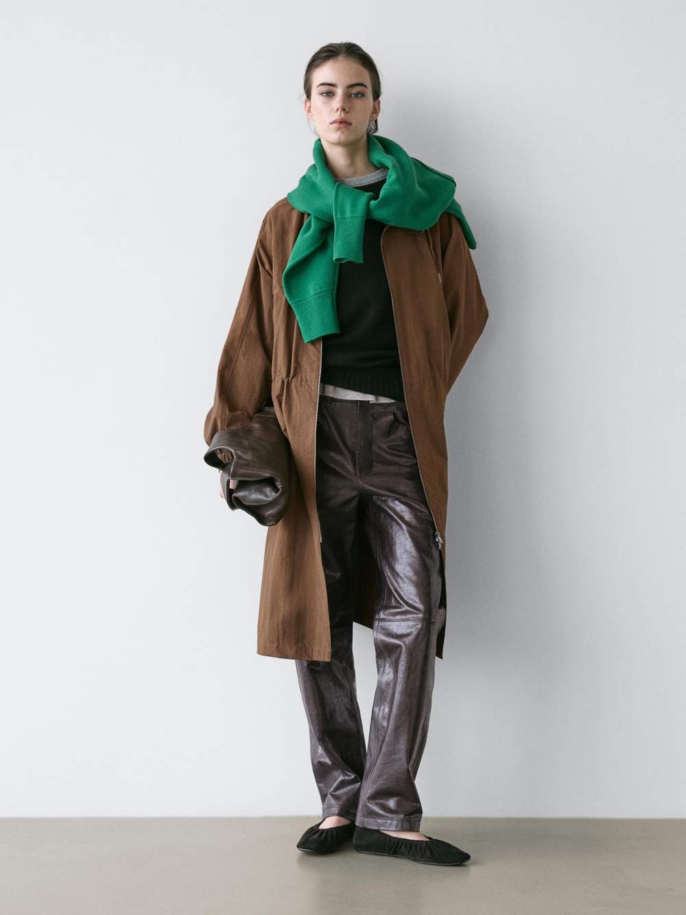 Long technical fabric parka — Product image 14 of 20