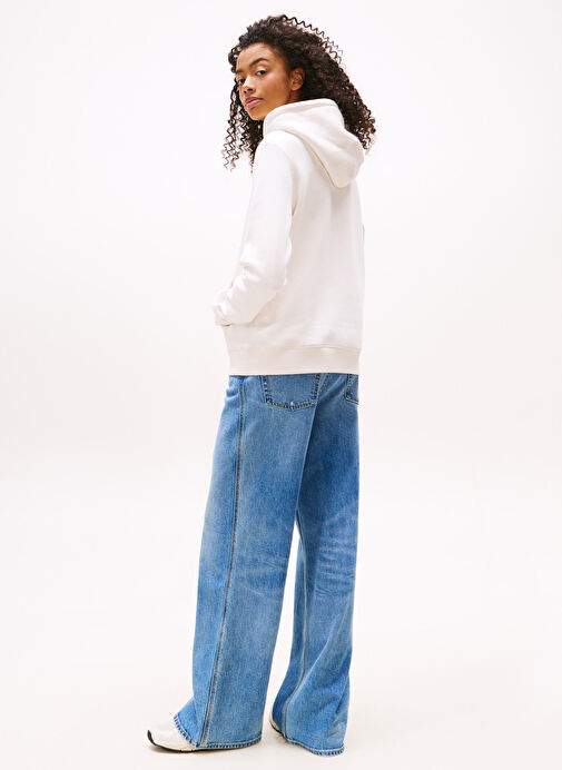Beyaz Kadn Pamuklu Sweatshirt Dw0dw21963ybh — Product image 14 of 20