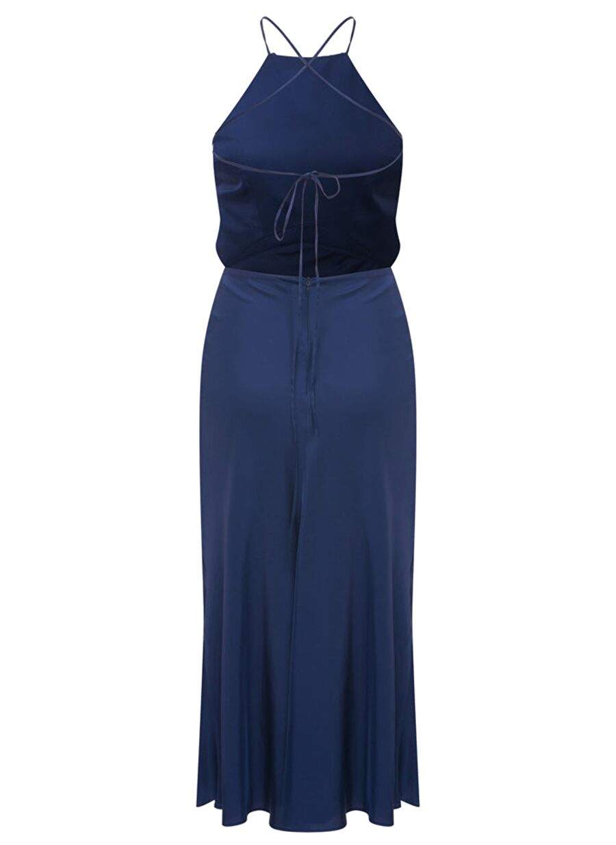 Reese Satin Dress Night Blue — Product image 5 of 5
