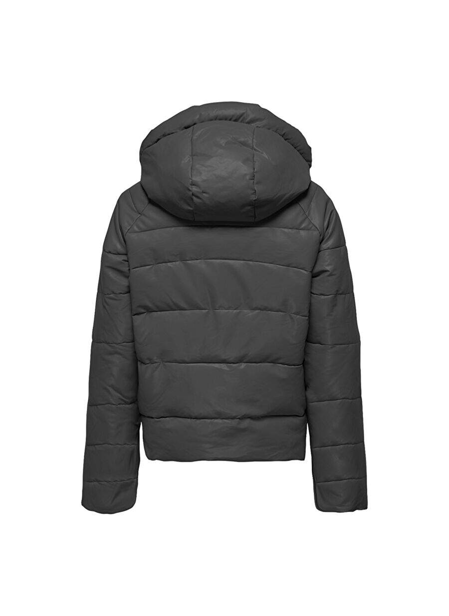 Only Siyah Kadın Mont ONLNEWANJA FAUX LEATHER PUFFER CC O — Product image 3 of 4