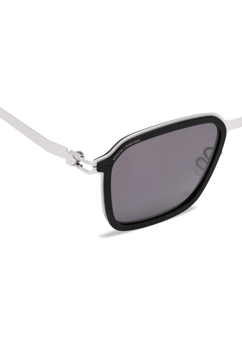 Mr002 Al1 Cgy C379 White Silver Black Titanium Unisex Sunglasses — Product image 4 of 6
