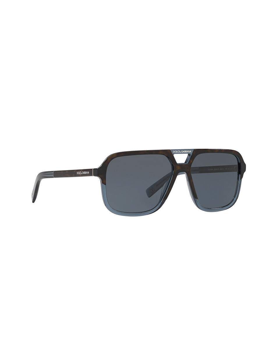 Dolce&Gabbana DG4354 Kare Mavi Erkek Güneş Gözlüğü — صورة المنتج 12 من 12