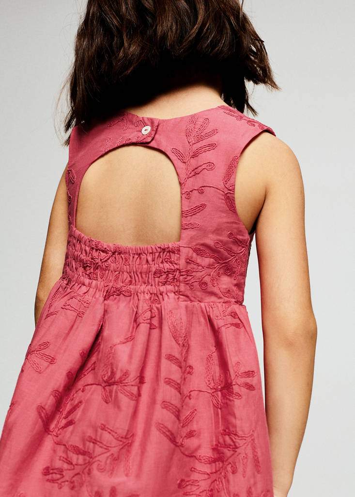 Embroidered dress with back opening — Product image 5 of 6