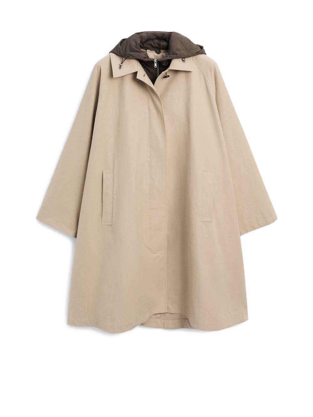 Cape trench coat with hood — Product image 12 of 13