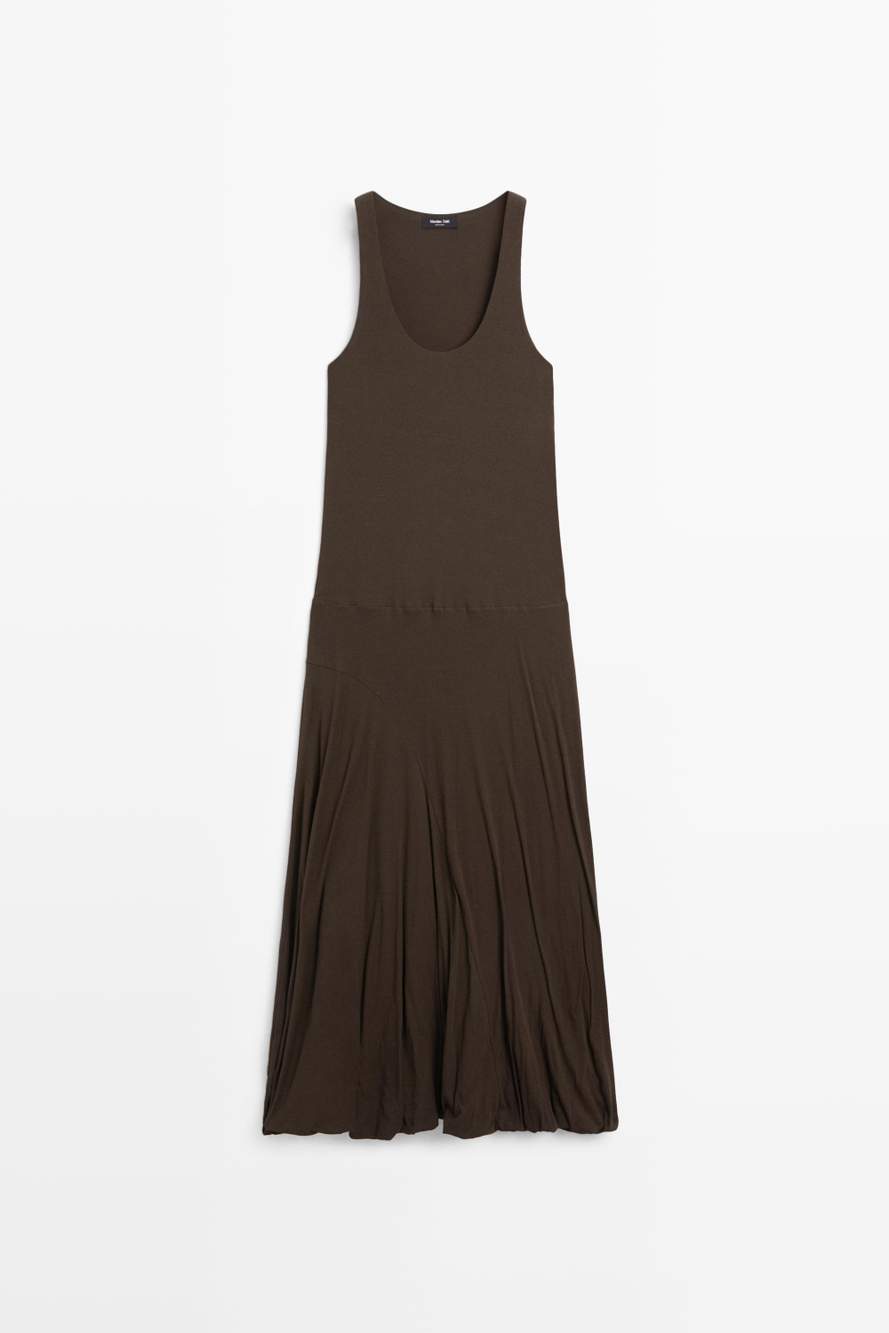 Midi dress with puffed detail — Product image 5 of 13