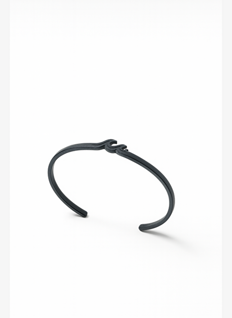 Surf Lover Dalga Motifli 925 Ayar Gumus Erkek Bileklik