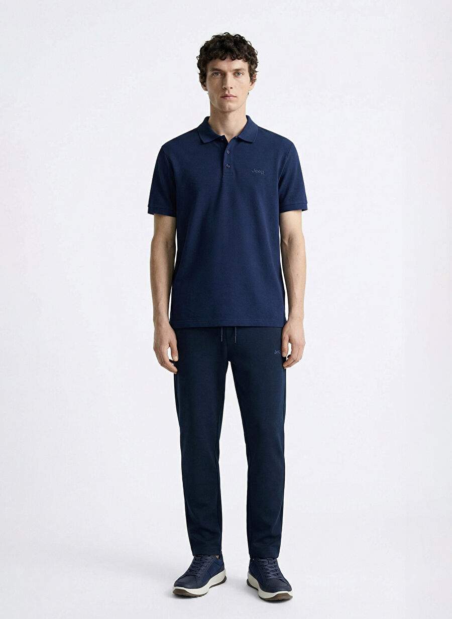 Blue Men's 100 Cotton Basic Polo T Shirt J4sm Tst7234 — Product image 2 of 7