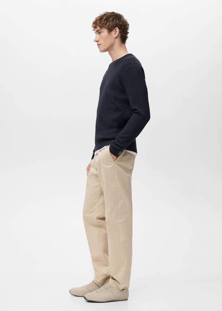 Fine rib-knit cotton sweater — Product image 6 of 30