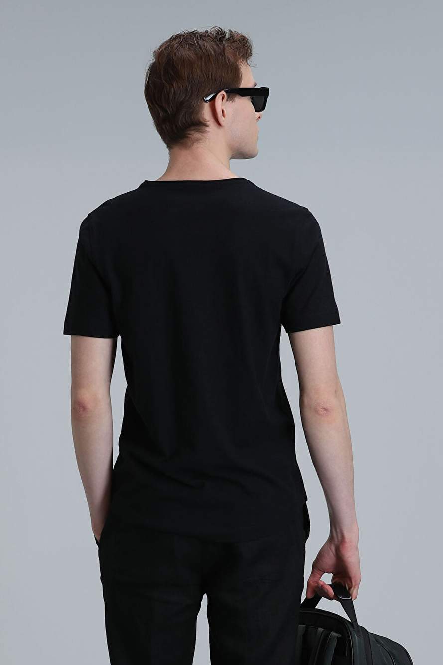 Junya Erkek Basic Tişört Siyah — Product image 6 of 6