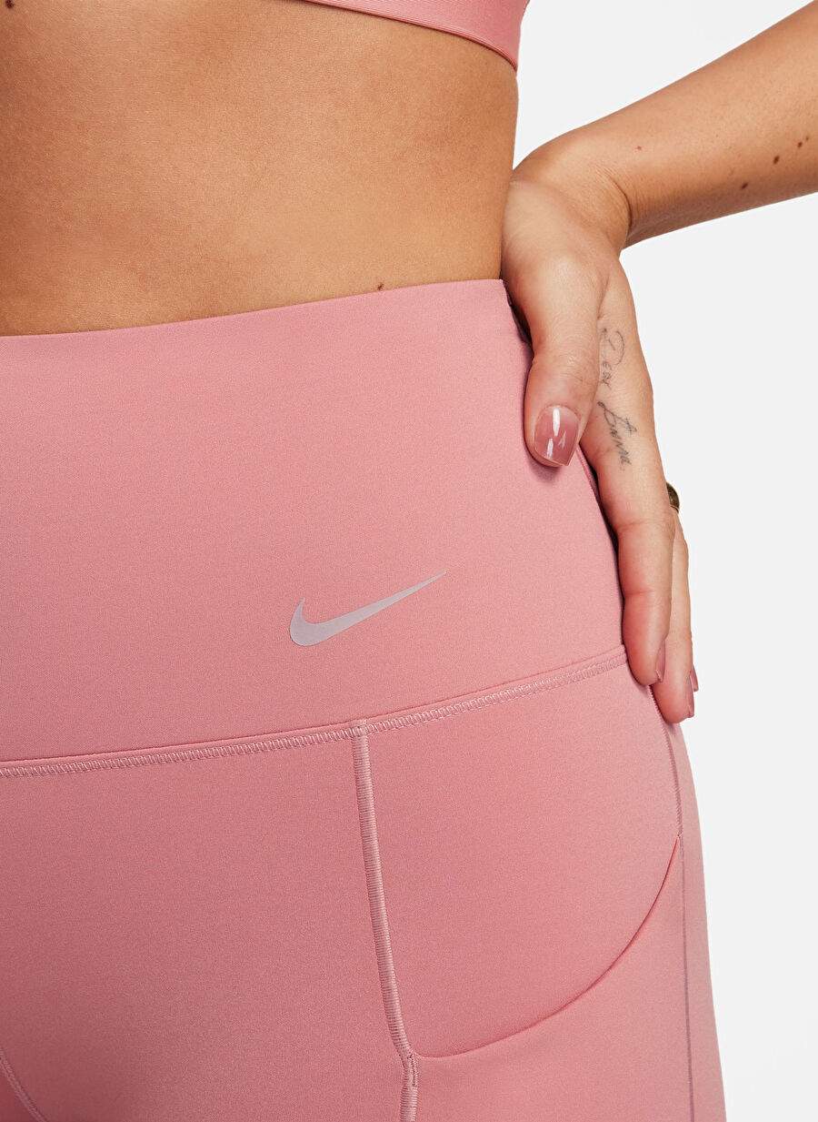 Nike Kırmızı - Pembe Kadın Slim Fit Tayt DQ5668-618 W NK DF GO HR TGHT — صورة المنتج 4 من 7