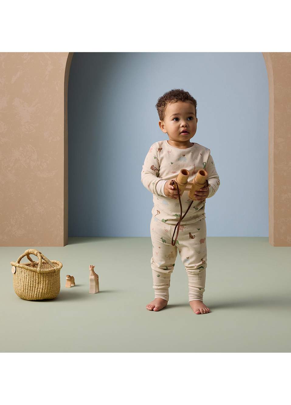 1.0 TOG Organik Pamuklu 2 Parça Uzun Pijama — صورة المنتج 5 من 7