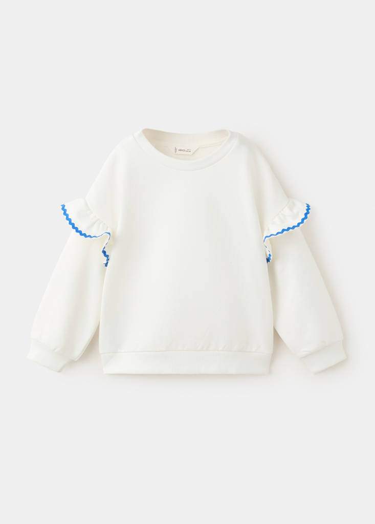 Contrast frill sweatshirt — Product image 5 of 7