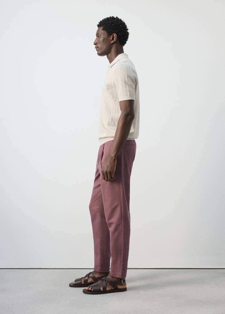 Structured fine-knit polo shirt — Product image 6 of 17