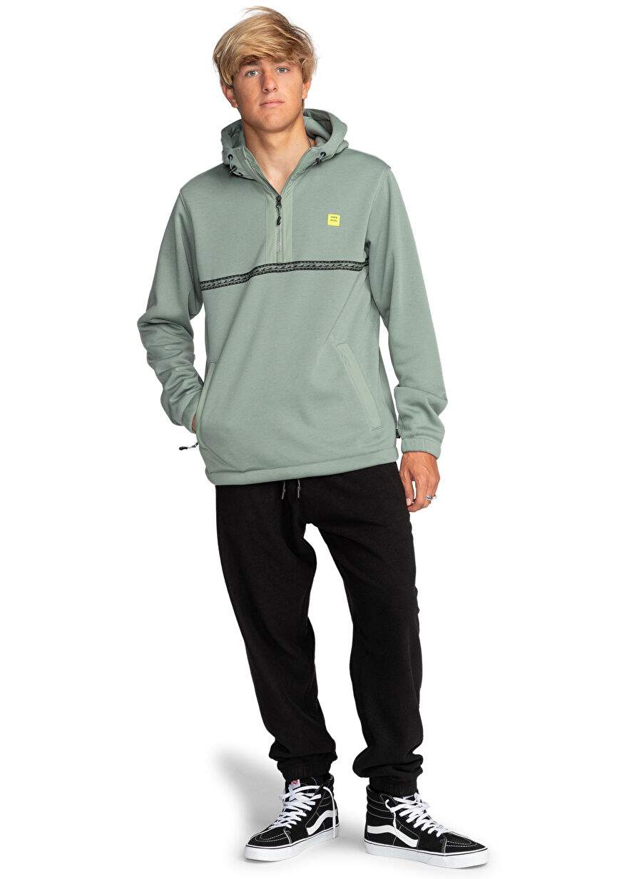 EBYFT00124 Pathfinder Pullover Green Men's Hoodie Fleece Sweatshirt — Product image 5 of 5